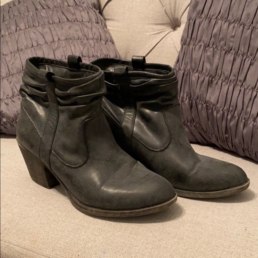 Grey booties
